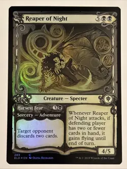 MTG Throne of Eldraine Reaper of Knight Showcase Foil 289 NM - Image 1