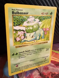 Shadowless Bulbasaur 44/102 Base Set 1999 WOTC Pokemon Card - Image 3