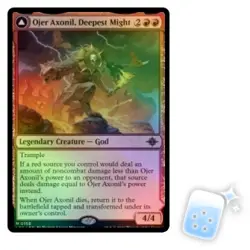 FOIL OJER AXONIL, DEEPEST MIGHT The Lost Caverns Of Ixalan LCI Magic MTG CARD - Image 1