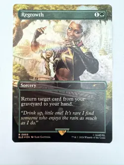 Regrowth MTG SECRET LAIR FOIL Marvel - NM - Image 1