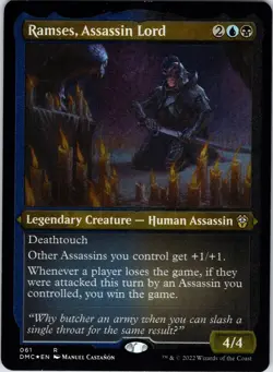 Ramses, Assassin Lord (Foil Etched) 61 Commander: Dominaria United Foil NM - Image 1