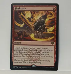 Wizards Flashback Rare Instant Red Foil Flashback Strixhaven 0115 English - Image 1