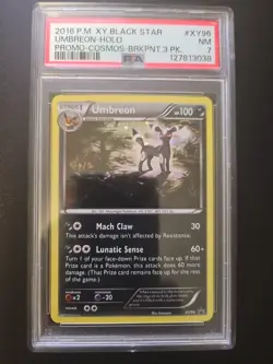 Umbreon XY96 Cosmos Holo - Pokemon XY Promos PSA 7 Near Mint - Image 1