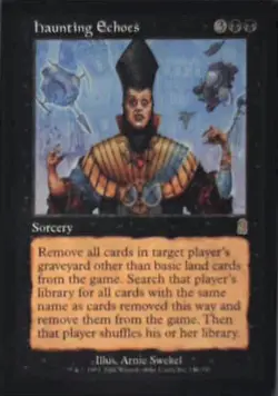 Haunting Echoes - Odyssey: #142, Magic: The Gathering Nm R155 - Image 1