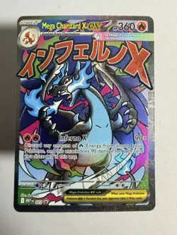 Mega Charizard X ex 023 Holo Promo ME: Mega Evolution Promo Pokemon Holo NM - Image 1
