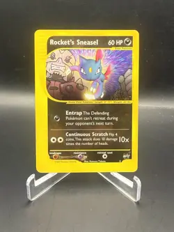 Pokemon TCG Rockets Sneasel #5 Best Of Game Promo 2002 LP League Reward - Image 1