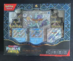Pokemon Scarlet Violet Paldean Fates Quaquaval ex Premium Collection Box+8Packs! - Image 1