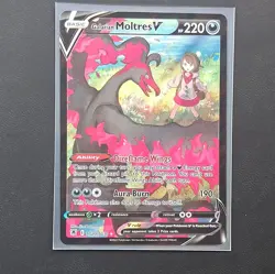 Pokemon TCG Galarian Moltres V TG20/TG30 Astral Radiance TG Holo ENG 2022 - Image 1