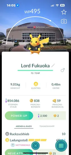 Pokemon Pikachu Stamp Fukuoka Soft Bank Hawks Backgrounnd - Image 1