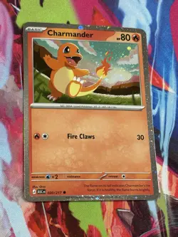 Pokemon Ascended Heroes #20/217 Charmander Cosmos Holo - Image 1