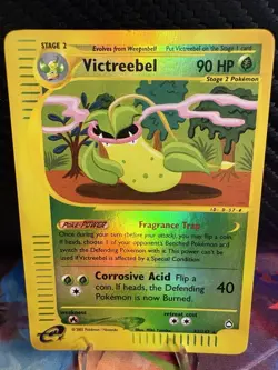 Pokemon Expedition Victreebel Reverse Holo 42/147 LP Rare E-Reader WOTC - Image 1