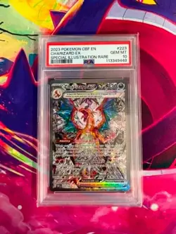 Charizard ex 223/197 Obsidian Flames English PSA Graded 10 Pokemon TCG - Image 1