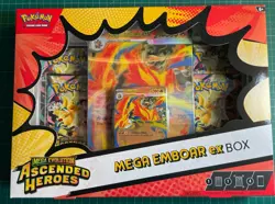 Pokemon TCG Ascended Heroes Mega Feraligatr Meganium & Emboar EX Box New Sealed - Image 4