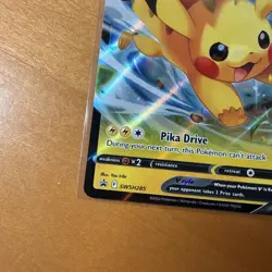 PIKACHU V 2023 POKEMON SWORD & SHIELD BLACK STAR PROMO HOLO #SWSH285 Q1652 - Image 2
