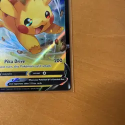 PIKACHU V 2023 POKEMON SWORD & SHIELD BLACK STAR PROMO HOLO #SWSH285 Q1652 - Image 3