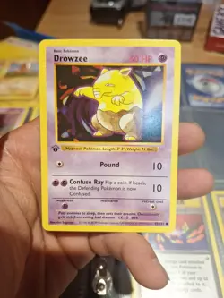Pokemon Drowzee 49/102 (1st Edition) Shadowless *Near Mint* - Image 1