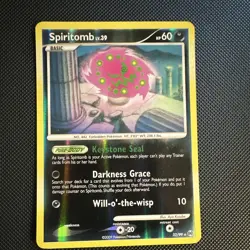 The Pokemon Company Pokemon TCG Spiritomb Arceus Reverse Holo Rare 32/99 English - Image 1