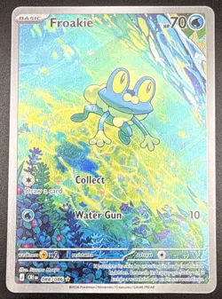 2026 Pokemon Mega Evolution Chaos Rising Froakie #088/086 Illustration Rare - Image 1