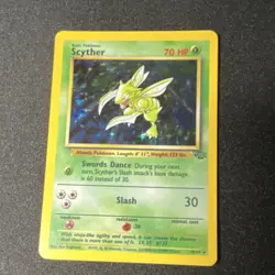 Wizards of the Coast Jungle Scyther 10/64 Holo Rare Unlimited 1999 70 HP EN - Image 1