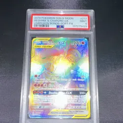 The Pokemon Company PSA 9 2019 Unbroken Bonds Reshiram & Charizard GX 217/214 - Image 2