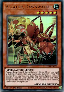 Yugioh Ascator, Dawnwalker LDS3-EN050 1st Edition Ultra Rare NM - Image 1