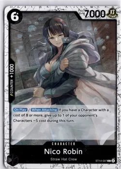 One Piece Card Game Nico Robin ST14-007 C Holo Foil PRB02 English - Image 3
