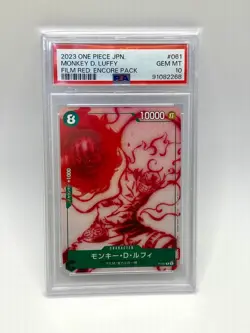 One Piece Monkey D Luffy Promo P-061 PSA 10 Gem Mint Japanese #7aeb - Image 1