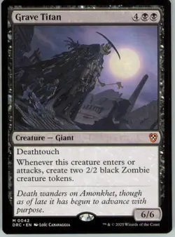 Grave Titan M Commander: Aetherdrift 42 Near Mint - Image 1