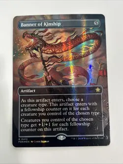 Banner of Kinship (Borderless) (Mana Foil) - Foundations - Image 1
