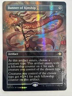 Banner of Kinship (Borderless) (Mana Foil) - Foundations - Image 3