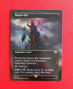 Barad-dur #340 x1, NM/Mint pack fresh, MTG Lord of the Rings, FOIL - Image 1