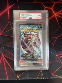2025 Pokemon Journey Together N's Zoroark Booster Pack Art PSA 9 Mint - Image 1