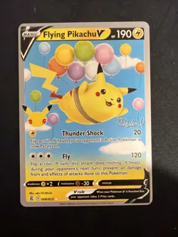 Flying Pikachu V 006/025 2022 Pokemon World Championships Variant F NM - Image 1