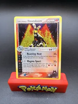 Team Magma's Houndoom 10/95 Holo Rare Team Magma vs Team Aqua Pokemon Near Mint - Image 1