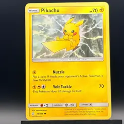 Pikachu 66/236 Common Cosmic Eclipse Pokemon Lightly Played - Image 1