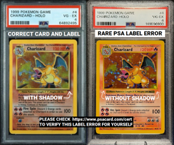 1999 POKEMON BASE SET "SHADOWLESS" #4 CHARIZARD HOLO - PSA 4 *GRAIL LABEL ERROR* - Image 2