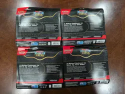 Pokemon TCG - Paldean Fates Tech Sticker 3 Pack x4 - New And Sealed - Image 2