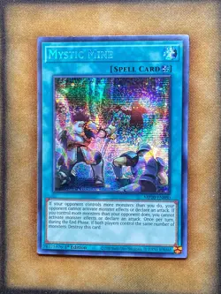 Yugioh Mystic Mine MP20-EN080 Secret Rare 1st Ed LP - Image 1