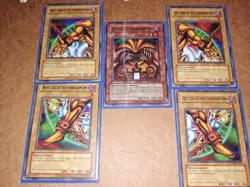 Yugioh! Exodia the Forbidden One Complete Set NM Retro Pack (Ultra Rare Head) - Image 1