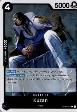 Kuzan R A Fist of Divine Speed OP11-084 One Piece TCG - Image 1