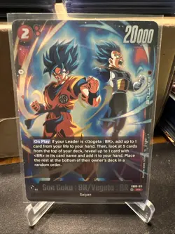 Son Goku : BR/Vegeta : BR FB09-011 Dragon Ball Super Card Game Dual Evolution NM - Image 1