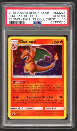 Pokemon Card - PSA 10 Charizard SM226 - Black Star Promo - GEM MT - PSA10 - Image 1