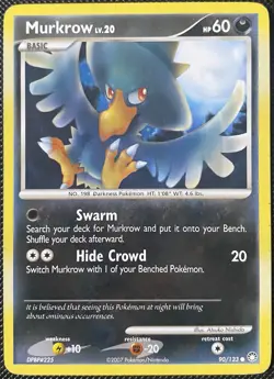 Murkrow 90/123 Mysterious Treasures Regular - Pokemon Card - Image 1