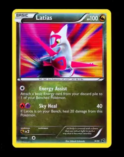 2012 Pokemon LATIAS Dragon Vault Set HOLO Foil Black & White Series Card 9/20 NM - Image 1