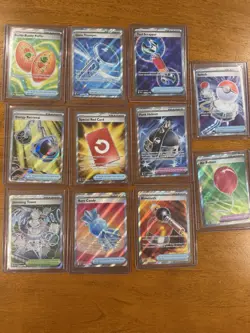 Pokemon TCG 11 Card Lot Of Full Art Ultra Rare Trainers - All NM - Image 1
