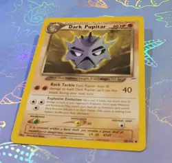 Dark Pupitar 38/105 Neo Destiny Pokemon Card NM - Image 3