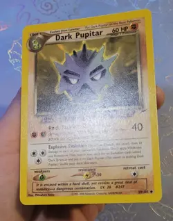 Dark Pupitar 38/105 Neo Destiny Pokemon Card NM - Image 4