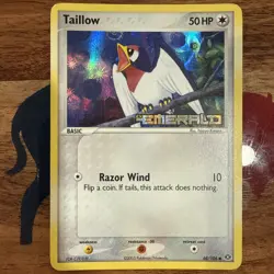 TAILLOW EX Emerald POKEMON Holo Stamped 2005 Trading Card 68/106 TCG - Image 1