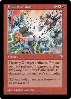 MTG - Magic the Gathering - Mirage (1996) - Builder's Bane - Image 1