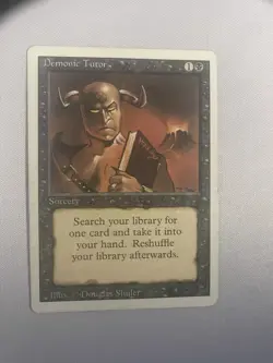 Demonic Tutor - MTG - Revised - Magic: The Gathering - Image 1